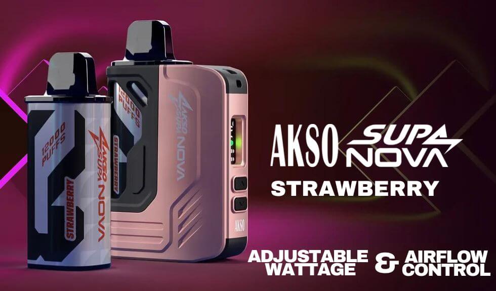 SGVape-AKSO-SUPA-NOVA-KIT-STRAWBERRY-SG-Vape-Party