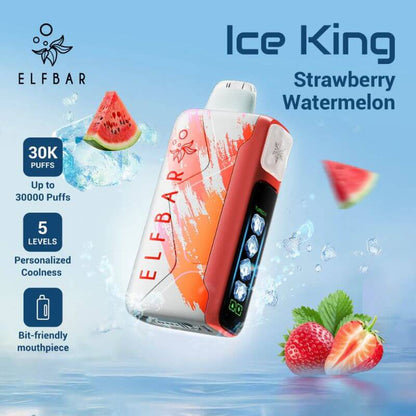SGVape-ELFBAR-ICE-KING-STRAWBERRY-WATERMELON-SG-VAPE-PARTY