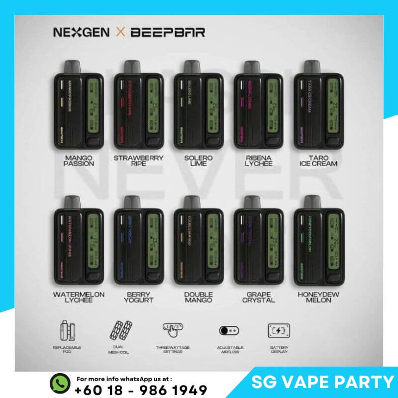 SGVape-NEXGEN-BEEPBAR-15K-SG-Vape-Party