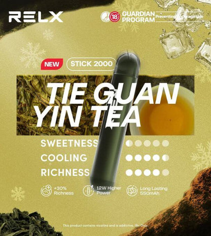 SGVape-RELX-STICK-2K-TIE-GUAN-YIN-TEA-SG-Vape-Party